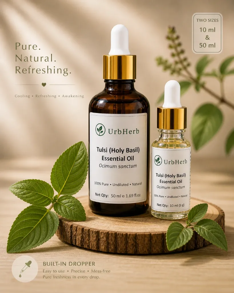 [URB-EO-TUL-10ML] Tulsi Essential Oil (10ml)